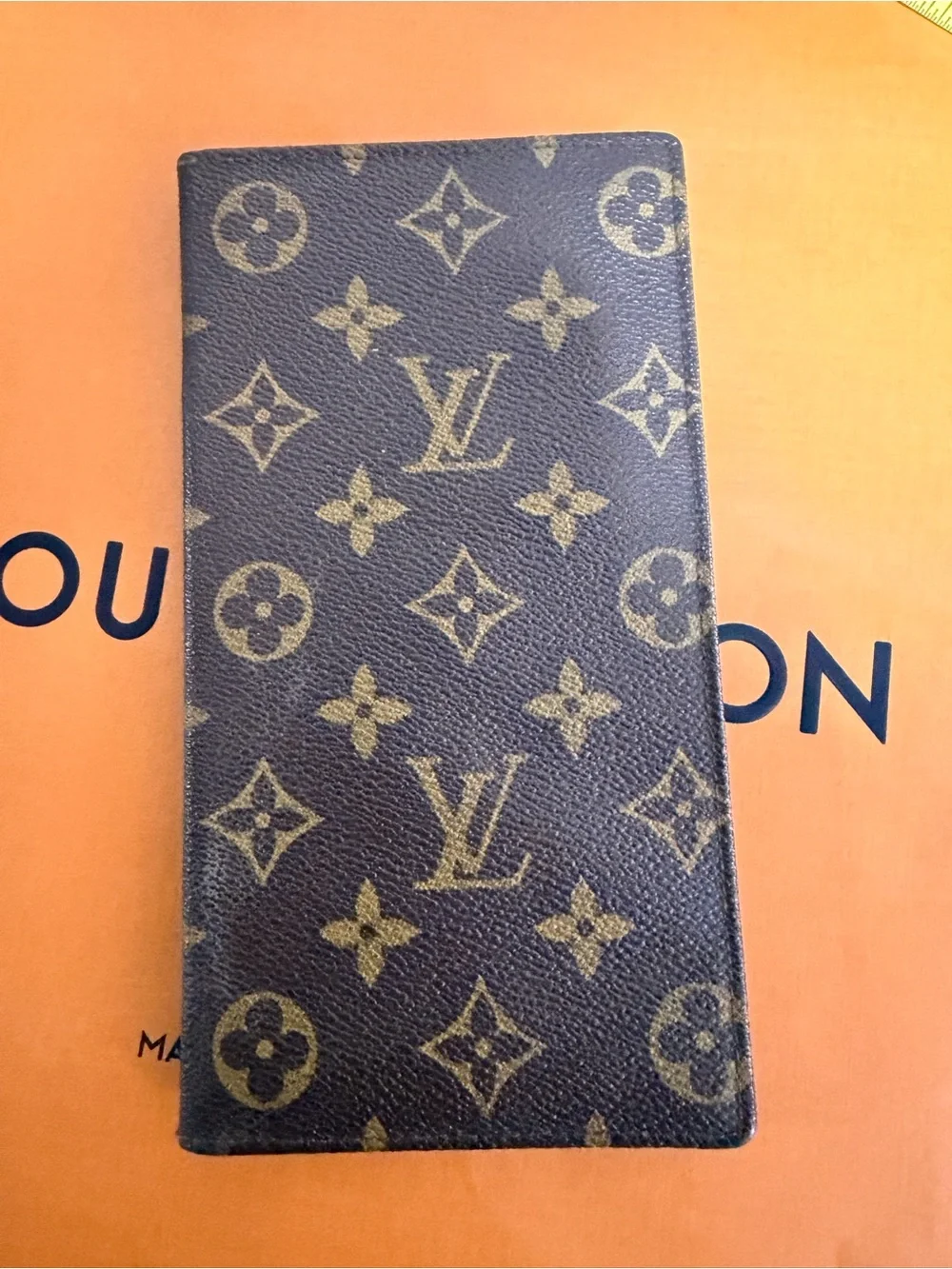 Authentic Vintage Vuitton Monogram Canvas Long Wallet•April 1984